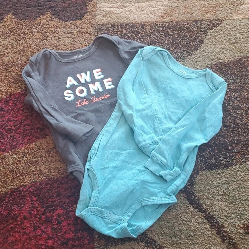 Carters, Boys long sleeve onsies